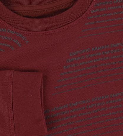 Emporio Armani Sweatshirt - Dark Red Emporio Armani Sweatshirt - Dark Red