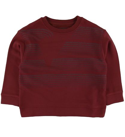 Emporio Armani Sweatshirt - Dark Red Emporio Armani Sweatshirt - Dark Red