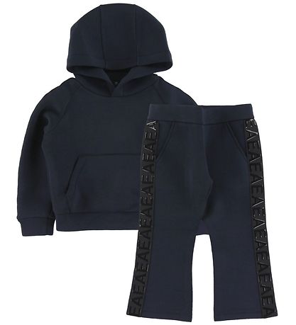 Emporio Armani 후드티/바지 - 네이비 포함 고무