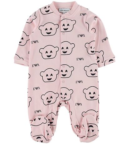 Emporio Armani Jumpsuit - 2-pack - Rose/White Emporio Armani Jumpsuit - 2-pack - Rose/White