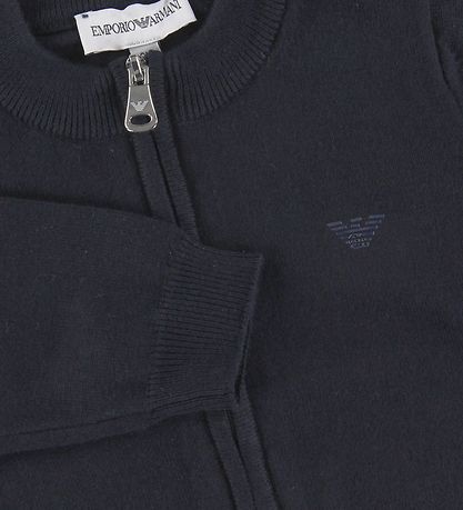 Emporio Armani Cardigan - Coton/Wool - Navy