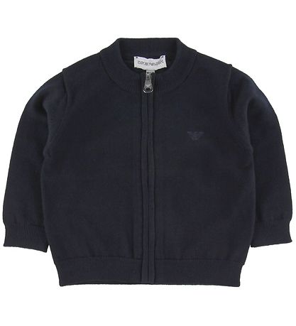 Emporio Armani Cardigan - Coton/Wool - Navy