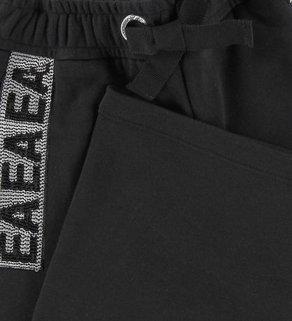 Emporio Armani Sweatpants - Black w. Glitter Emporio Armani Sweatpants - Black w. Glitter