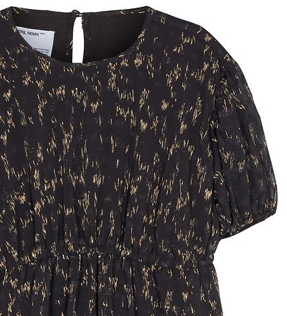 Designers Remix Dress - Kiely - Black w. Camel Print Designers Remix Dress - Kiely - Black w. Camel Print