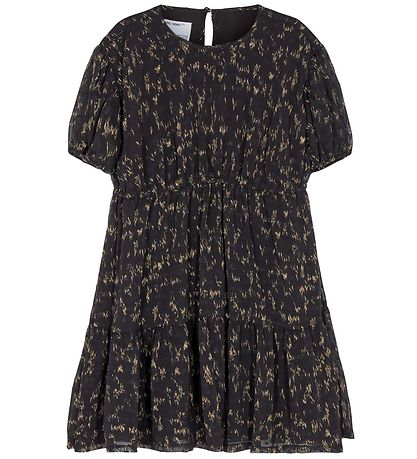 Designers Remix Dress - Kiely - Black w. Camel Print Designers Remix Dress - Kiely - Black w. Camel Print