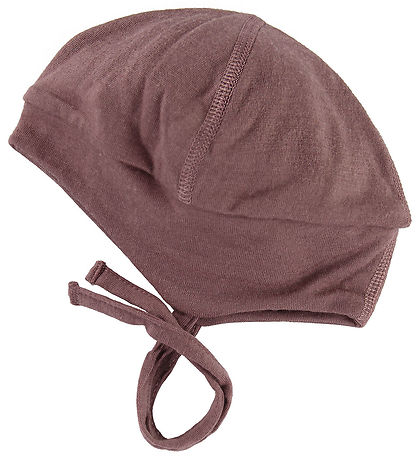 Bonnet de Bébé Joha - 2 Couches - Laine - Prune Bonnet de Bébé Joha - 2 Couches - Laine - Prune