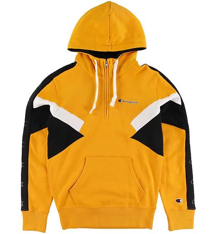 Champion Fashion Hettupeysa - Gult M. Svart/Hvítur