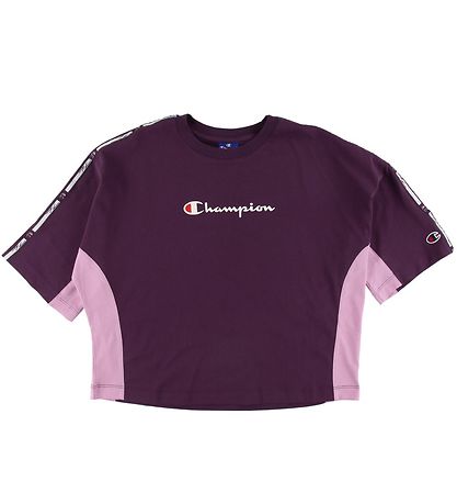 Champion Fashion T-shirt - Crop - Lila m. Logo Champion Fashion T-shirt - Crop - Lila m. Logo