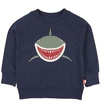 ANIMALS Sweatshirt - ANIMALSBellow - Navy w. Shark ANIMALS Sweatshirt - ANIMALSBellow - Navy w. Shark