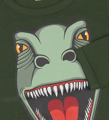 DYR Long Sleeve Top - Roar T - Green w. Dinosaur DYR Long Sleeve Top - Roar T - Green w. Dinosaur