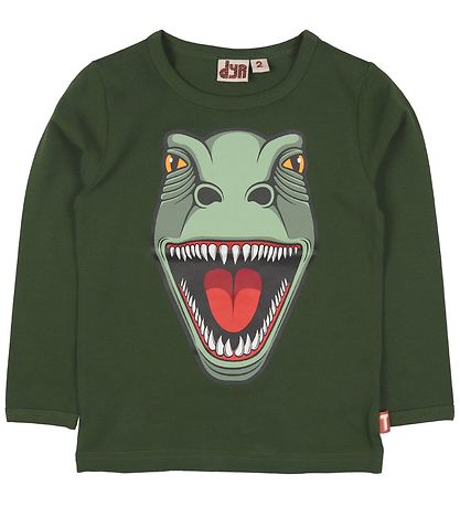 DYR Long Sleeve Top - Roar T - Green w. Dinosaur DYR Long Sleeve Top - Roar T - Green w. Dinosaur