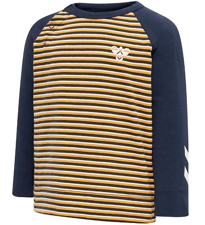 Hummel Bluse - hmlStanton - Gelb/Navy