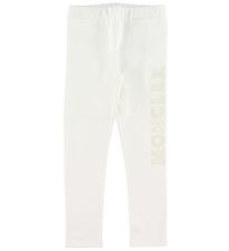 Moncler Sweatpants - White w. Logo Moncler Sweatpants - White w. Logo