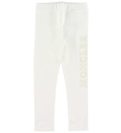 Moncler Sweatpants - White w. Logo Moncler Sweatpants - White w. Logo
