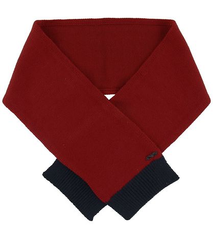 Emporio Armani Gift Box - Hat/Scarf - Wool - Red/Navy