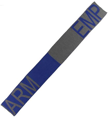 Emporio Armani Gift Box - Hat/Scarf - Cotton/Wool - Grey/Blue