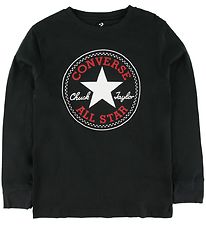Blouse Converse - Noir av. Logo Blouse Converse - Noir av. Logo