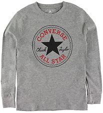 Blouse Converse - Gris Chiné av. Logo Blouse Converse - Gris Chiné av. Logo