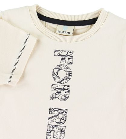 En Fant T-Shirt - Cream m. Tekst