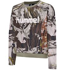 Hummel Sweatshirt - hmlFilli - Rose Camo Hummel Sweatshirt - hmlFilli - Rose Camo