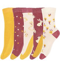 Minymo Socks - 5-pack - Roan Rouge Minymo Socks - 5-pack - Roan Rouge