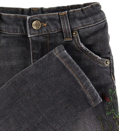 Dolce & Gabbana Jeans - Anthracite w. Embroidery Dolce & Gabbana Jeans - Anthracite w. Embroidery