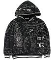 Dolce & Gabbana Zip Hoodie - Back To School - Black w. Print Dolce & Gabbana Zip Hoodie - Back To School - Black w. Print