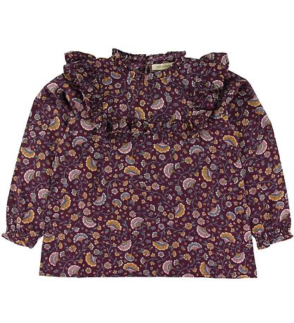 Soft Gallery Pullover - Gaxine - Lila m. Blumen Soft Gallery Pullover - Gaxine - Lila m. Blumen