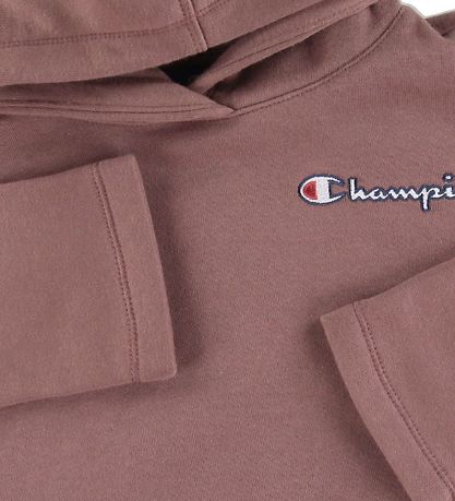 Champion Hoodie - Cropped - Brun