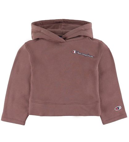 Champion Hoodie - Cropped - Brun