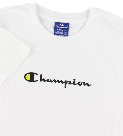 Champion Fashion T-Shirt - Weiß m. Logo Champion Fashion T-Shirt - Weiß m. Logo