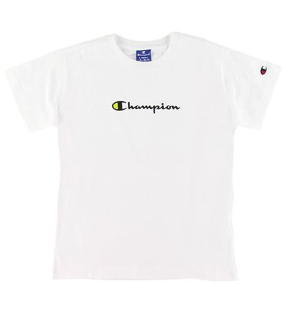 Champion Fashion T-Shirt - Weiß m. Logo Champion Fashion T-Shirt - Weiß m. Logo