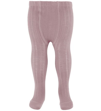 Collants Condor - Laine/Acrylique - Rib - Rose Cendré Collants Condor - Laine/Acrylique - Rib - Rose Cendré