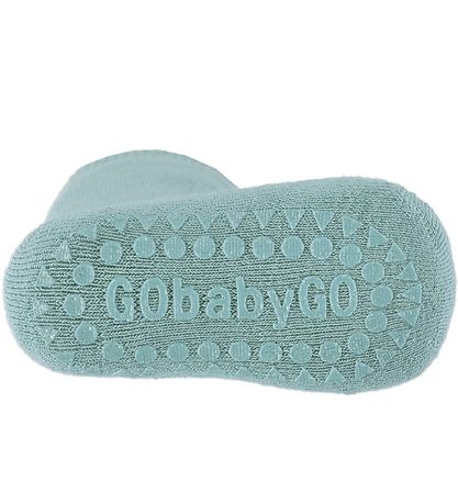 GoBabyGo rutschfeste Socken - Dusty Blue GoBabyGo rutschfeste Socken - Dusty Blue