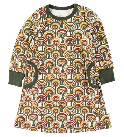 Katvig Kleid - Armygrün m. Bäume Katvig Kleid - Armygrün m. Bäume