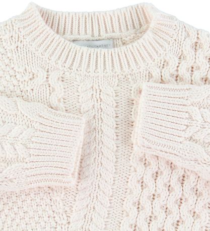 Stella McCartney Kids Villapaita - Villa/Puuvilla - Vaaleanpunai