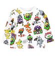 Stella McCartney Kids Long Sleeve Top - Music Monsters - White Stella McCartney Kids Long Sleeve Top - Music Monsters - White