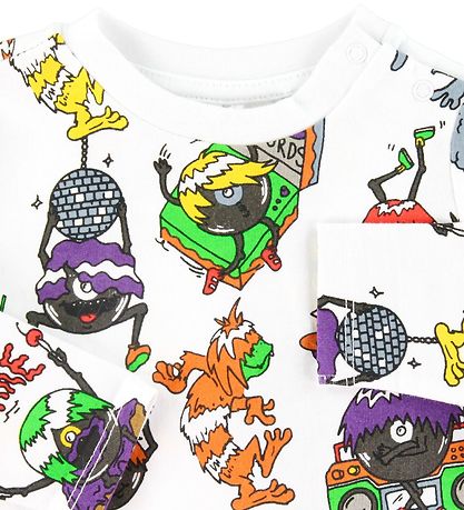 Stella McCartney Kids Long Sleeve Top - Music Monsters - White