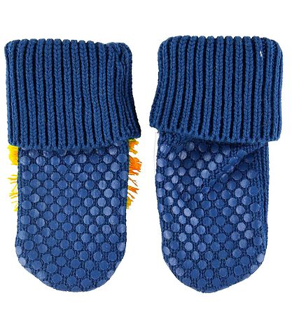 Stella McCartney Kids Votter/Babylue - Vær - Gul/Navy