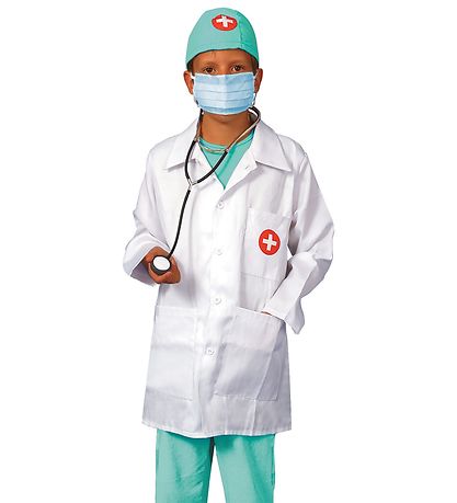 Den Goda Fen Costume - Doctors Set - White/Mint Den Goda Fen Costume - Doctors Set - White/Mint