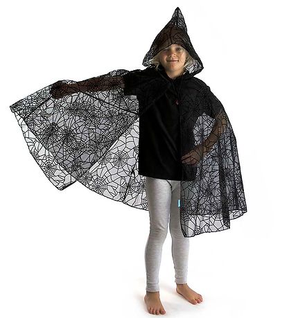 Den Goda Fen Costume - Witch Cape - Black