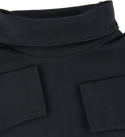 Emporio Armani Blouse w. Roll Collar - Black