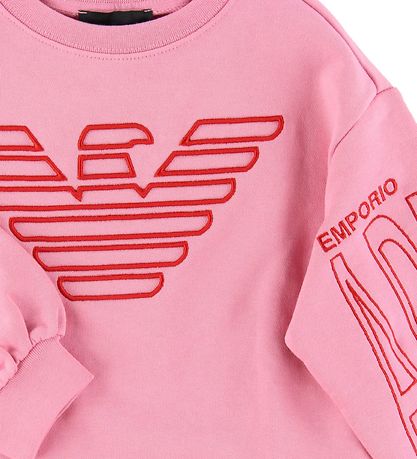 Emporio Armani Peysa - Bleikt M. Lógó