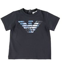 Emporio Armani T-Shirt - Navy m. Logo Emporio Armani T-Shirt - Navy m. Logo