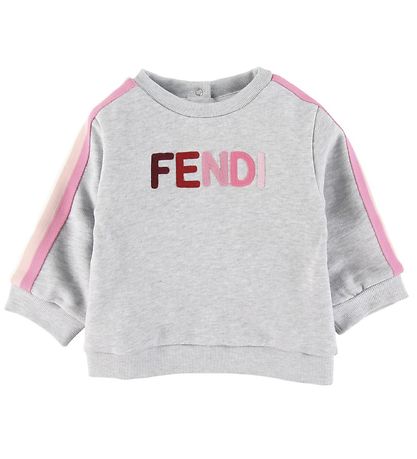 Fendi Sweatshirt - Grey/Rose Fendi Sweatshirt - Grey/Rose