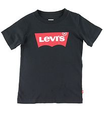 T-Shirt Levis - Aile de chauve-souris - Noir av. Logo T-Shirt Levis - Aile de chauve-souris - Noir av. Logo