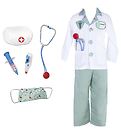Déguisement Great Pretenders - Docteur - Vert/Blanc