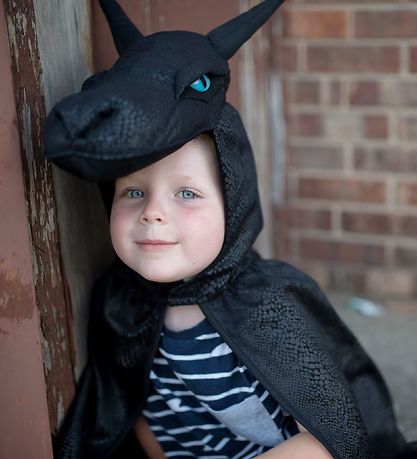 Great Pretenders Kostuum - Midnight Draak - Zwart Great Pretenders Kostuum - Midnight Draak - Zwart