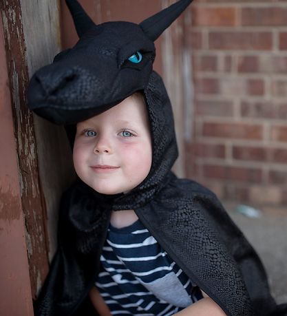 Great Pretenders Kostuum - Midnight Draak - Zwart Great Pretenders Kostuum - Midnight Draak - Zwart