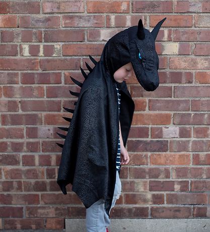 Great Pretenders Kostuum - Midnight Draak - Zwart Great Pretenders Kostuum - Midnight Draak - Zwart